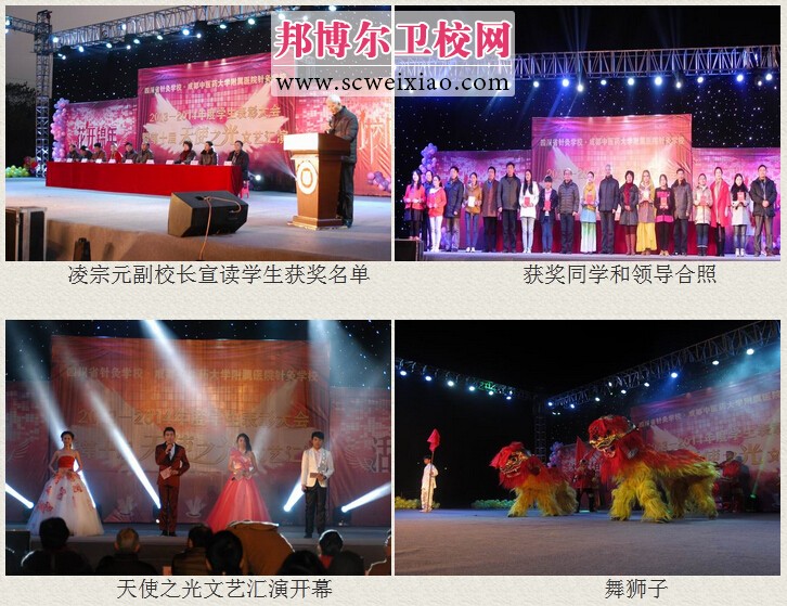 四川省针灸宝威(中国)一站式服务平台2013—2014年度学生表彰大会暨第十届天使之光文艺汇演展板1