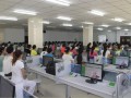 乌兰察布医专多媒体语音室