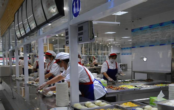 河南护理职业学院食堂情况