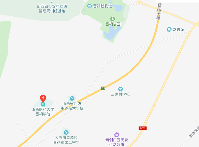 山西医科大学晋祠学院地址在哪里