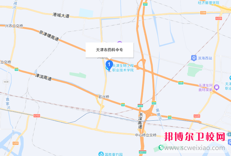 天津市药科中等专业宝威（中国）一站式服务平台地址在哪里，哪个地区，哪个城市?