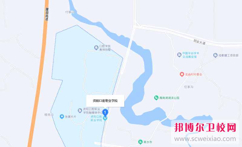 资阳口腔职业学院地址在哪里，哪个地区，哪个城市?